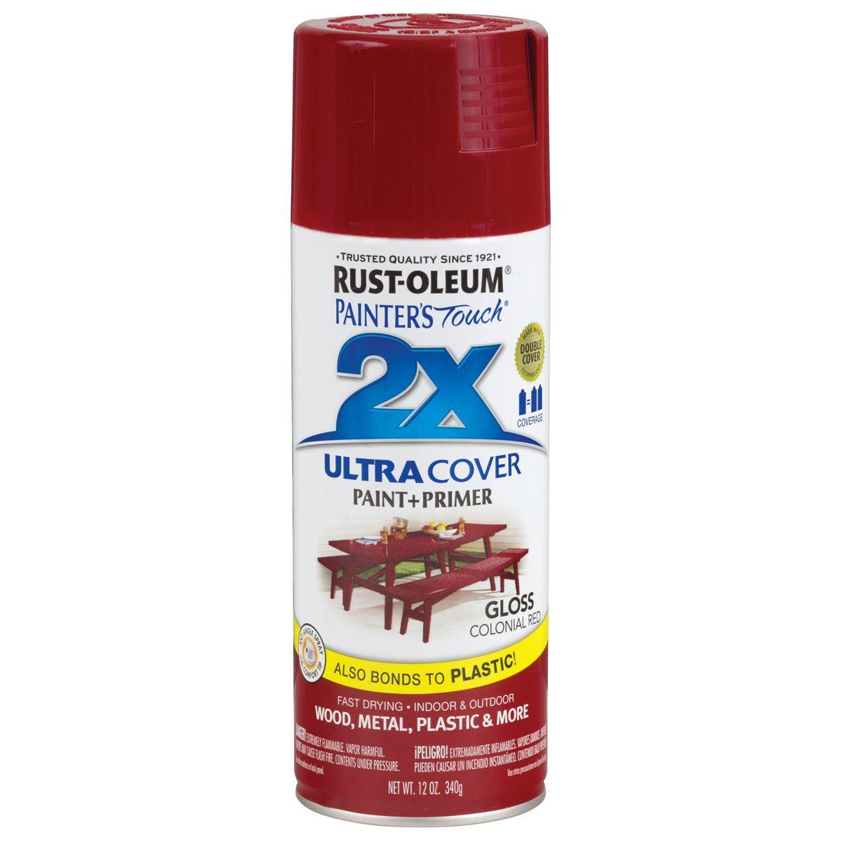 2X SPRAY GLOSS COLONIAL RED