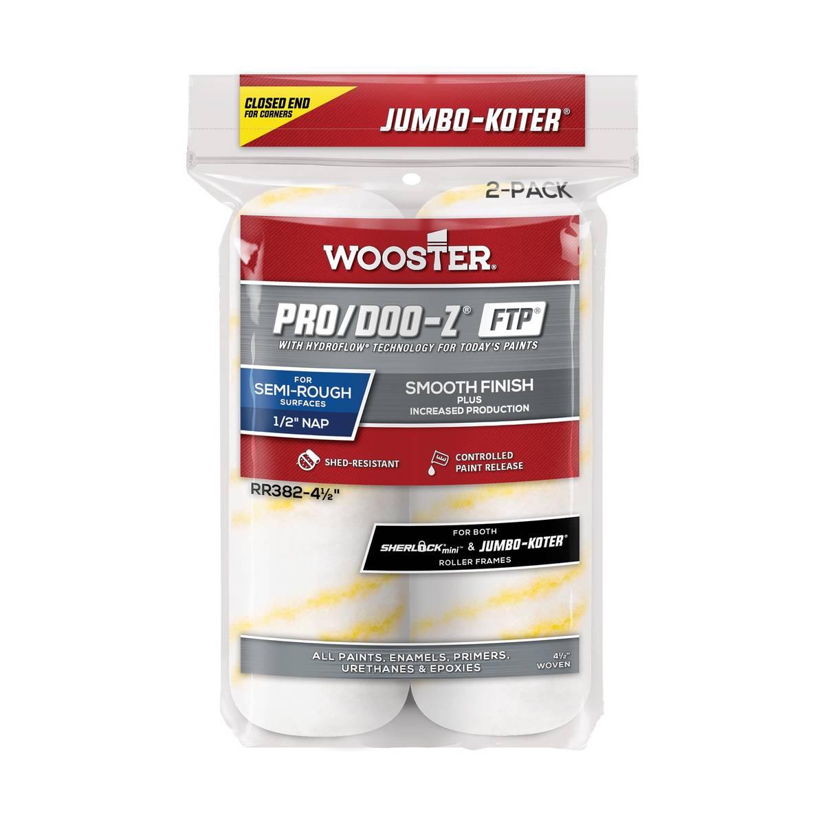 4-1/2-in x 1/2-in Pro/Doo-Z FTP Jumbo-Koter Roller Covers 2-Pk