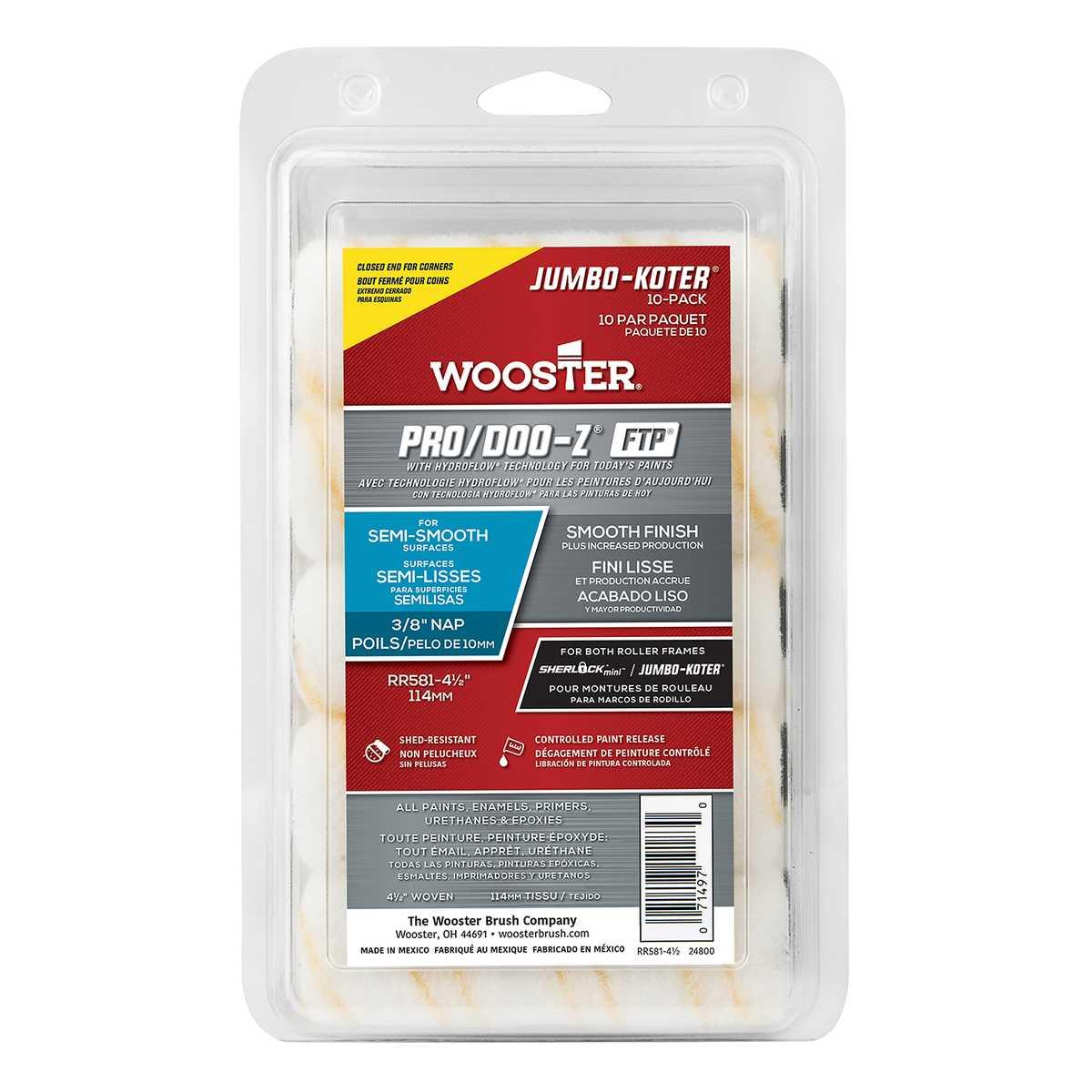 4-1/2-in x 3/8-in Pro/Doo-Z FTP Jumbo-Koter Roller Covers 10-Pack