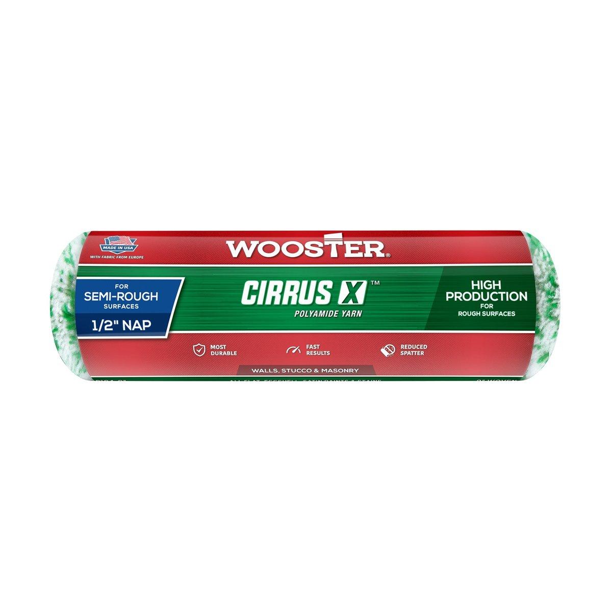 9 in x 1/2 in Nap Cirrus X Roller Cover Polyamide