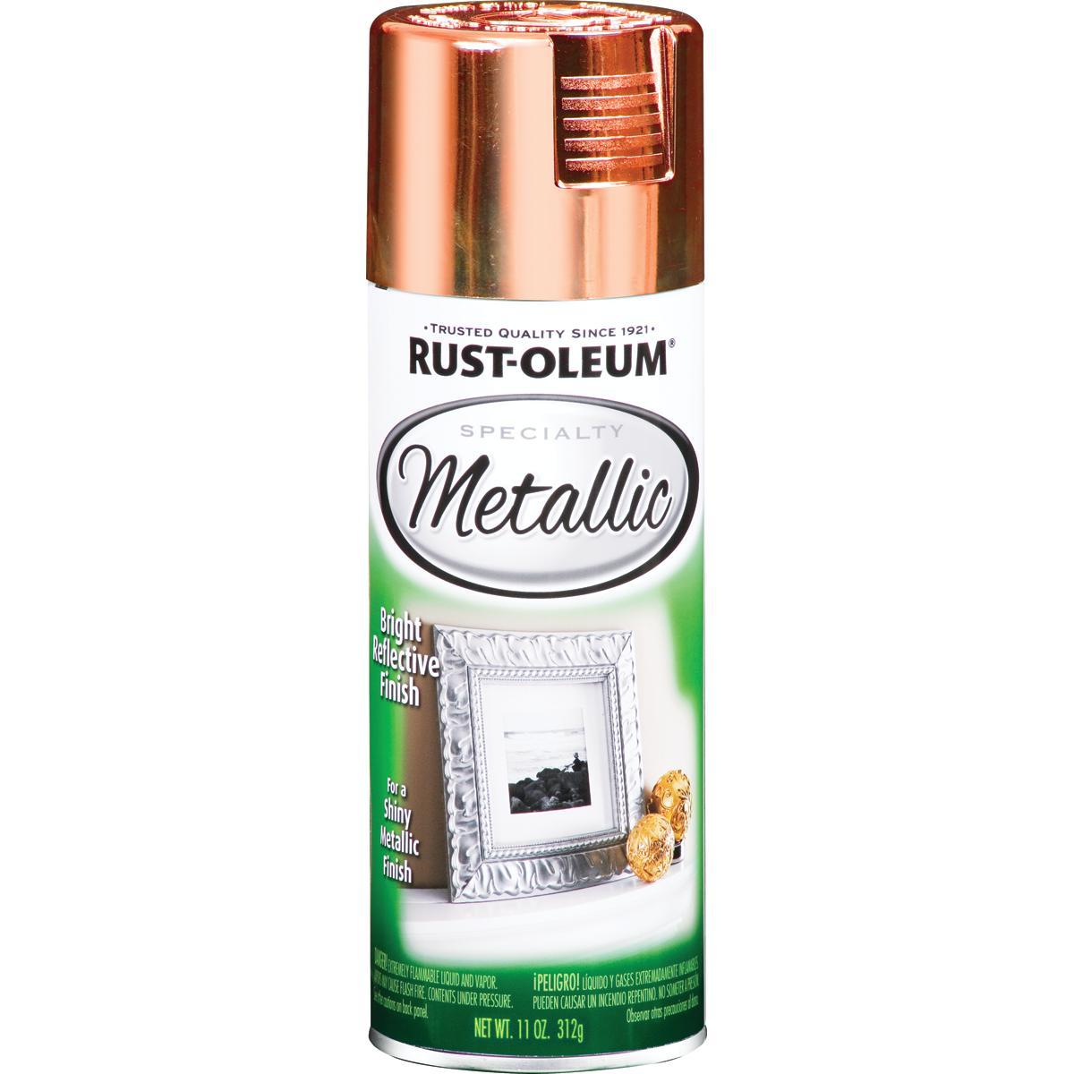 Rust-Oleum 1937830 Spray Paint, Metallic, Copper, 11 oz Can