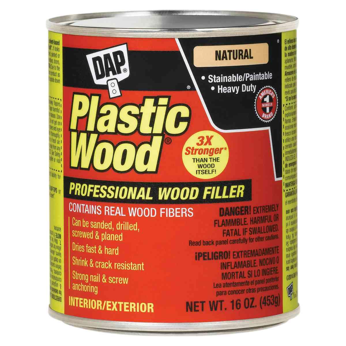 DAP PLASTIC WOOD FILLER 16OZ