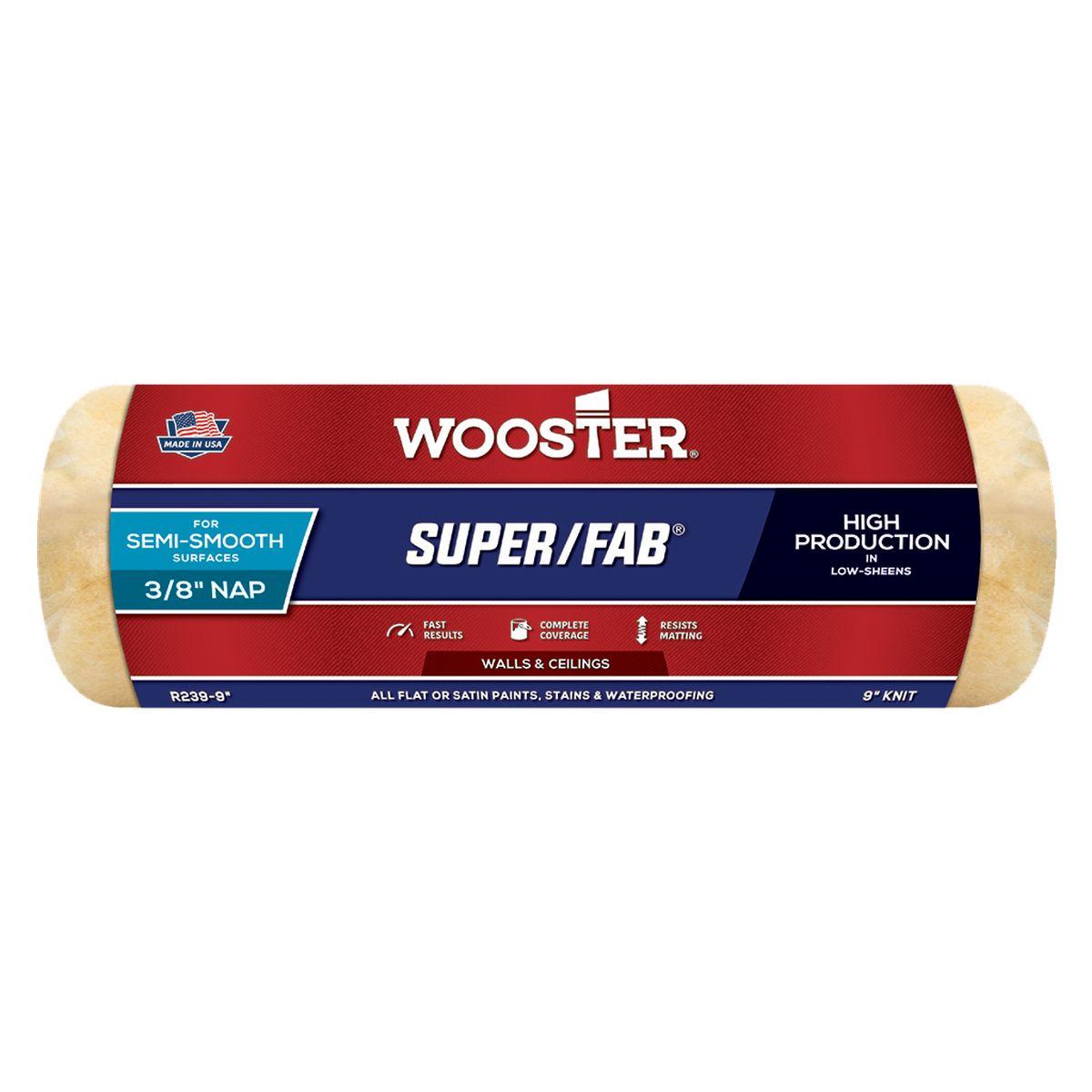 Super Fab Roller Cover, 9 in x 3/8 in