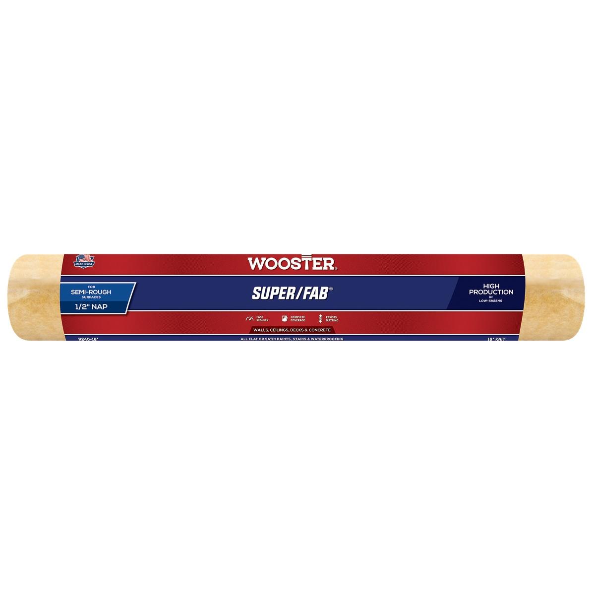 18-in x 1/2-in Super/Fab Roller Cover