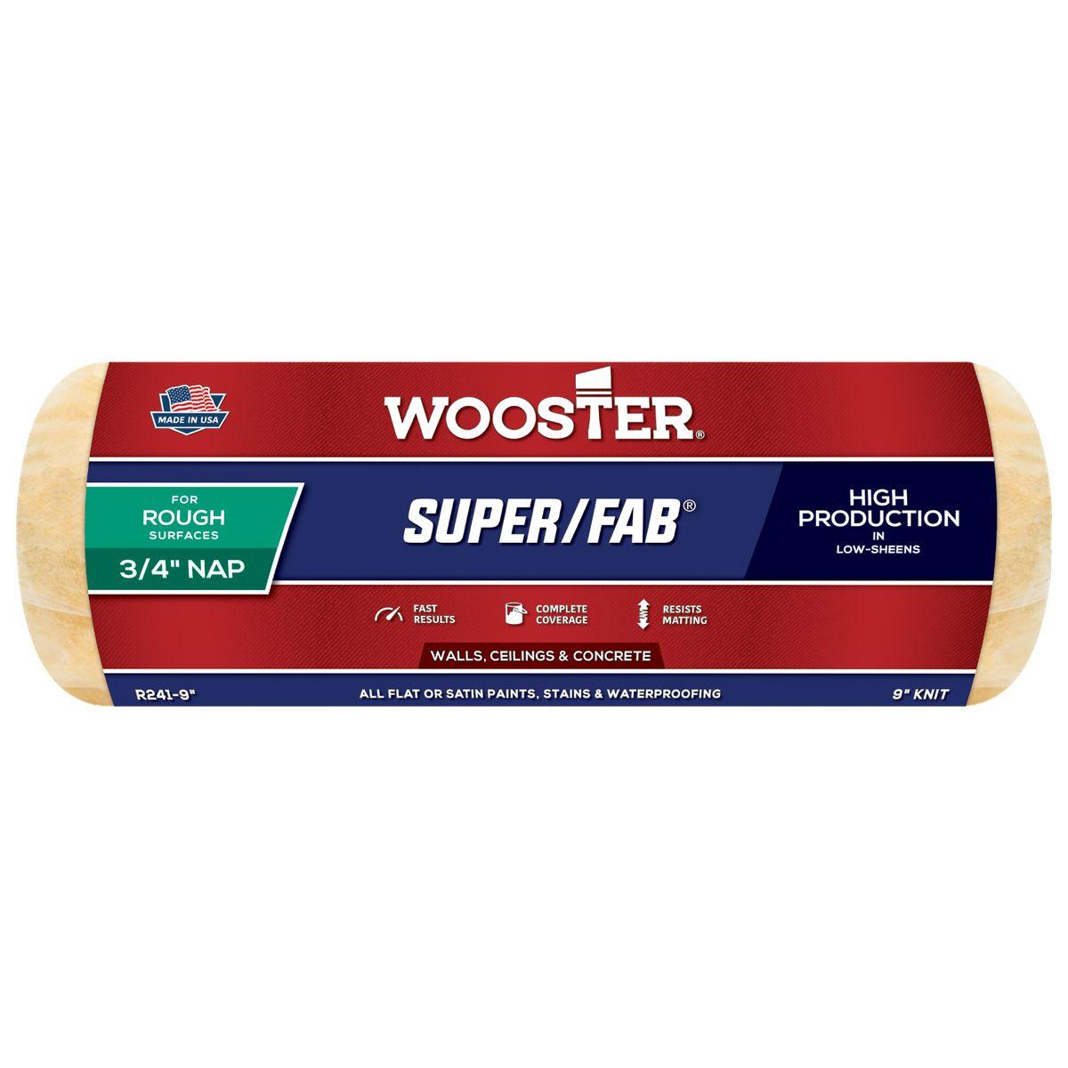 Super Fab Roller Cover, 9 in x 3/4 in