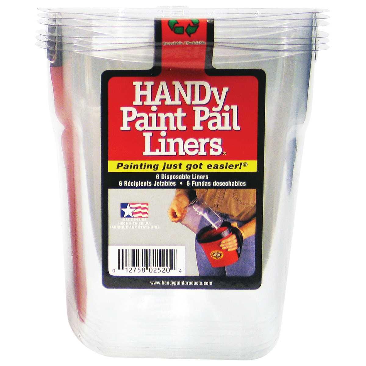 HANDY PAINT PAIL LINER 6PK