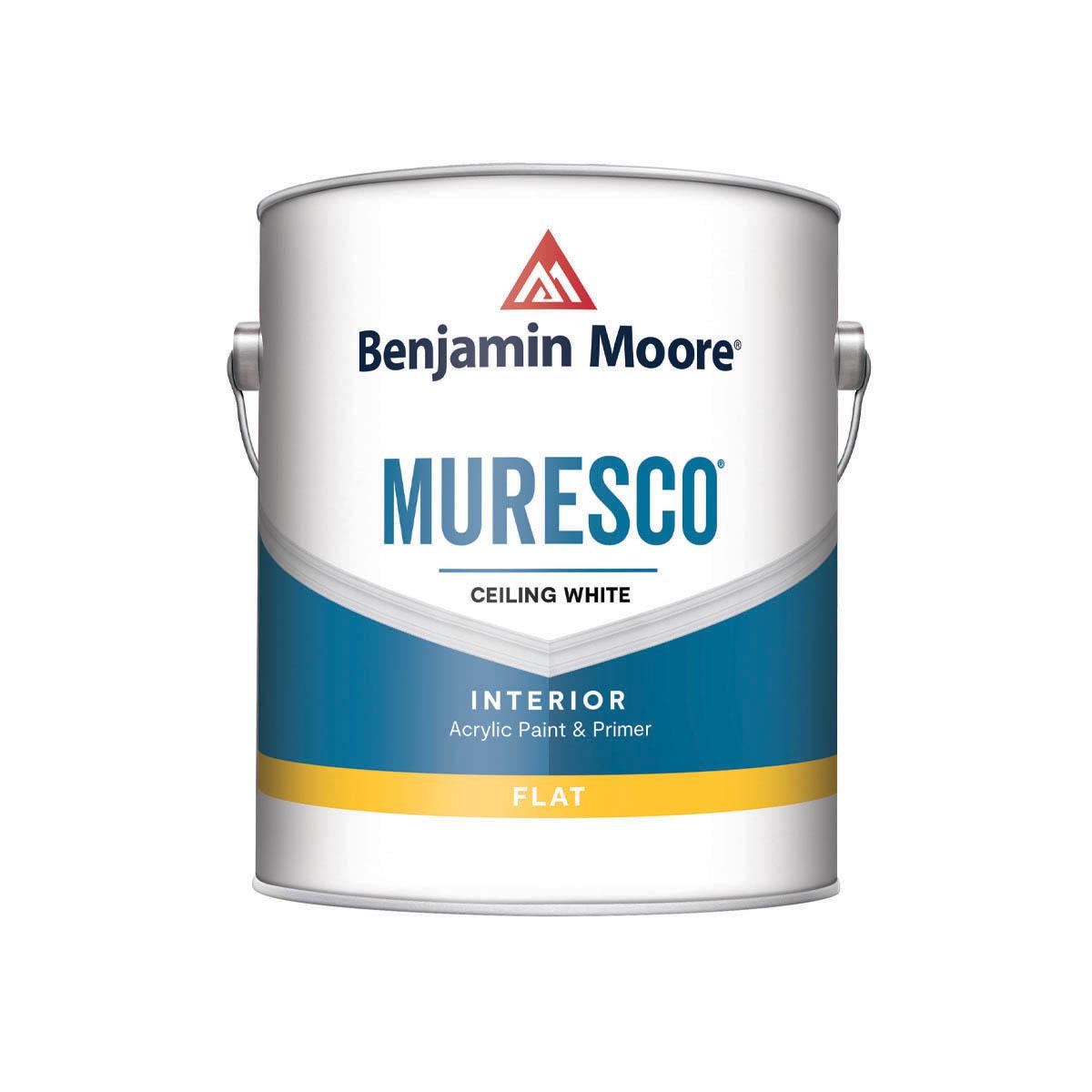 Muresco Ceiling Paint Flat White Interior Paint 1 Gallon