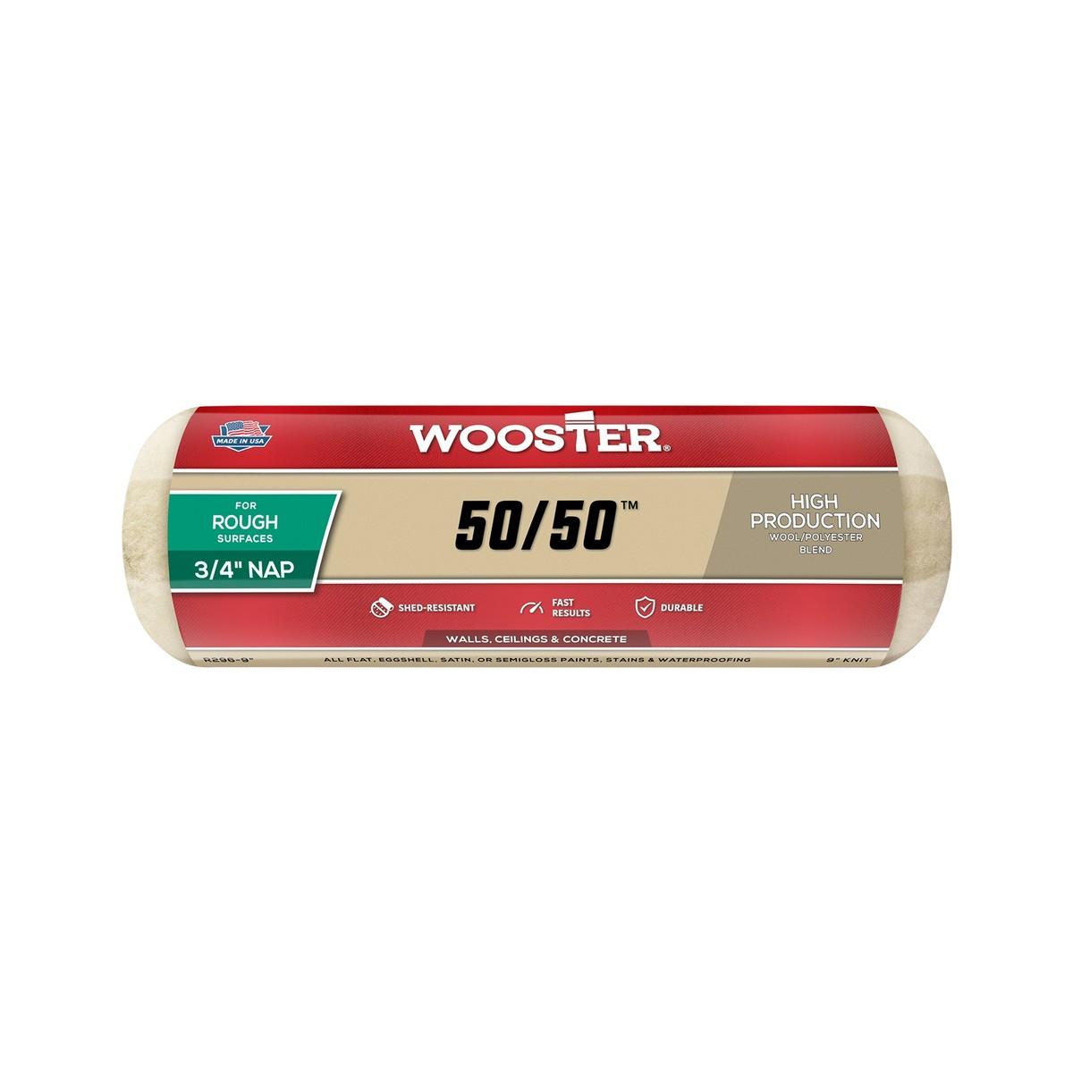 50/50 Roller Cover, 9" x 3/4"