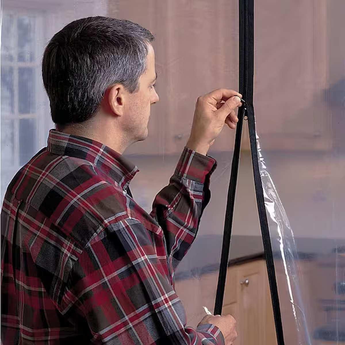 Zipwall 2Pk Adhesive 84" Zippers Alt #2