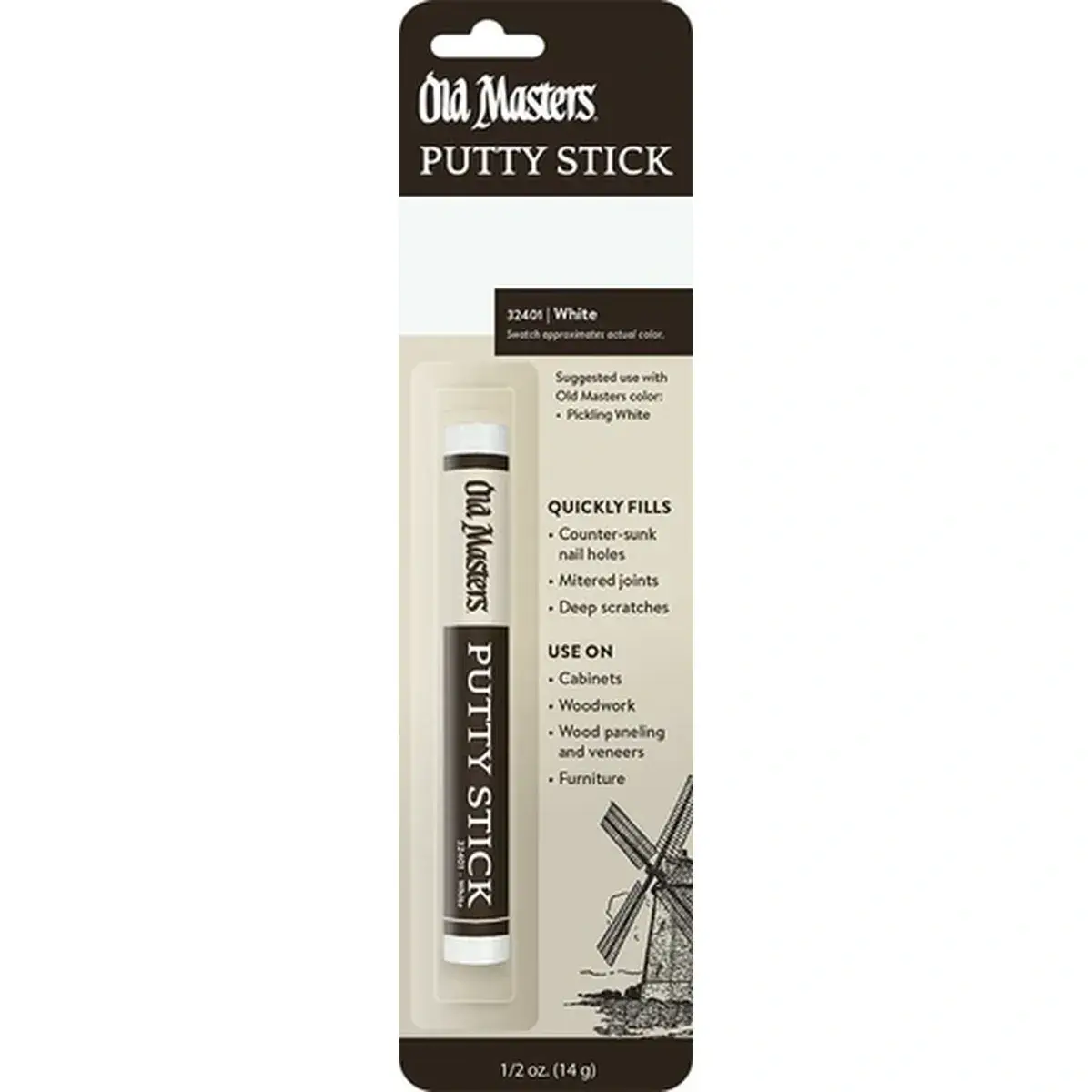 Putty Stick White 0.5 oz