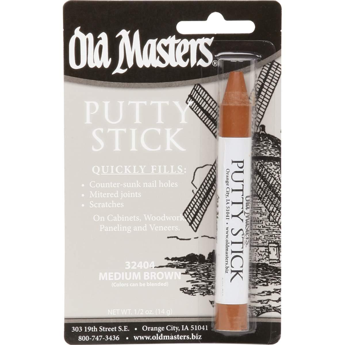Old Masters Putty Stick MedBrown 32404