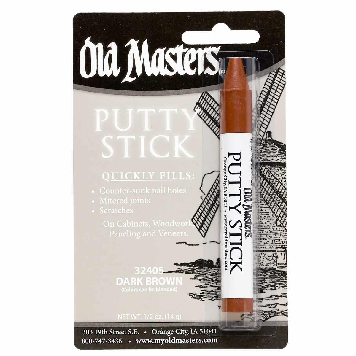 Old Masters Putty Stick DarkBrown 32405