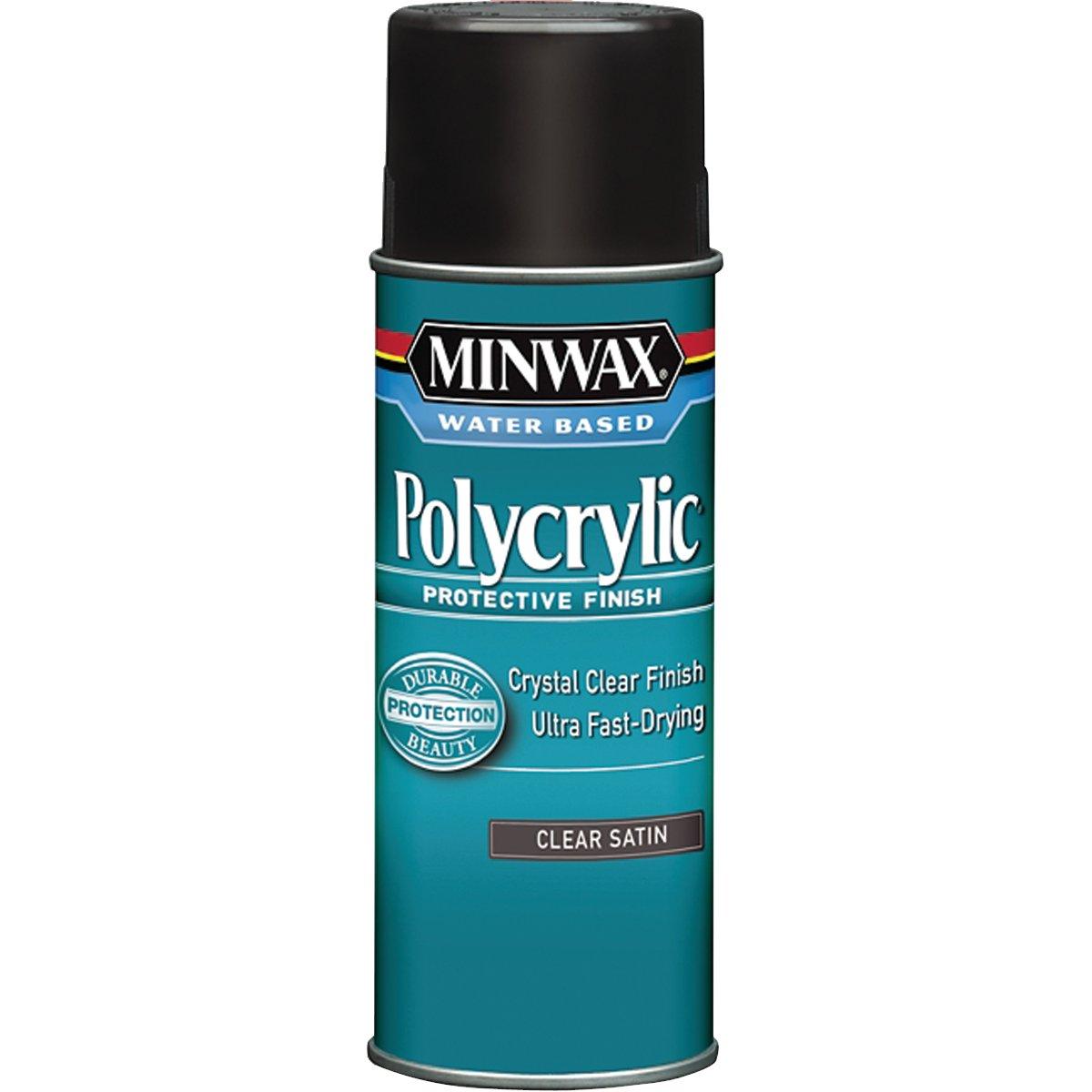 12-Oz Polycrylic Spray Satin Water-Based Clear Finish