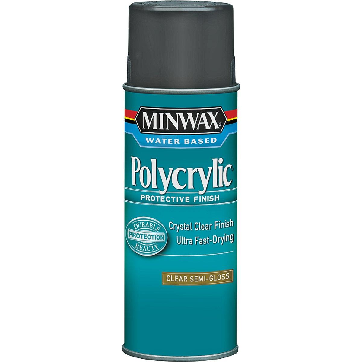 12-Oz Polycrylic Spray Semi-Gloss Water-Based Clear Finish