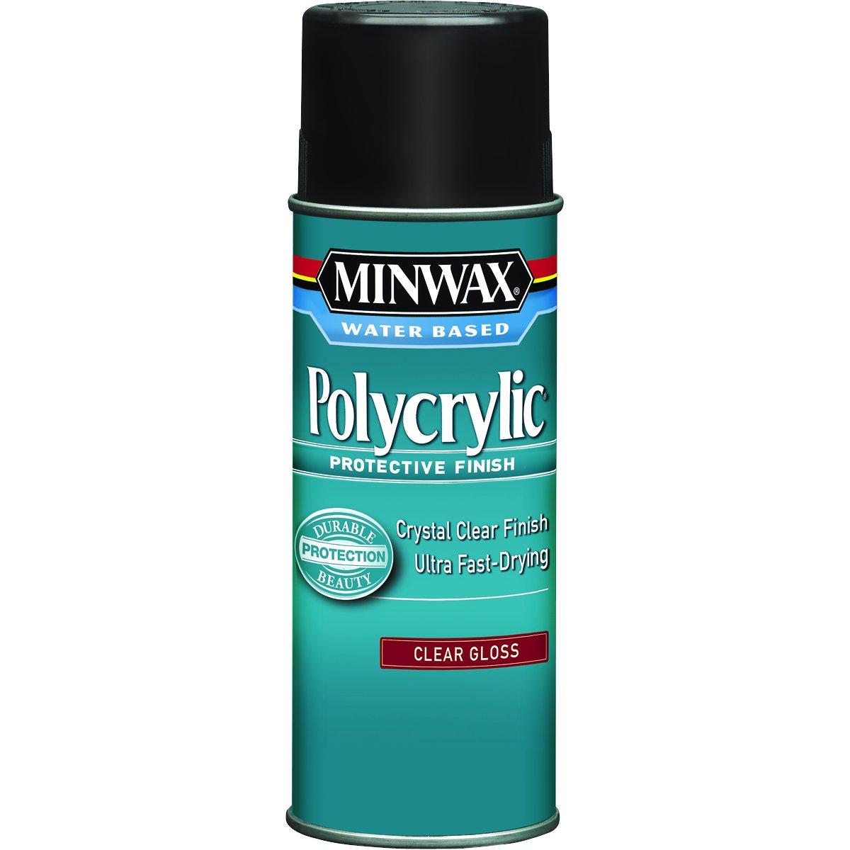 12-Oz Polycrylic Spray Gloss Water-Based Clear Finish