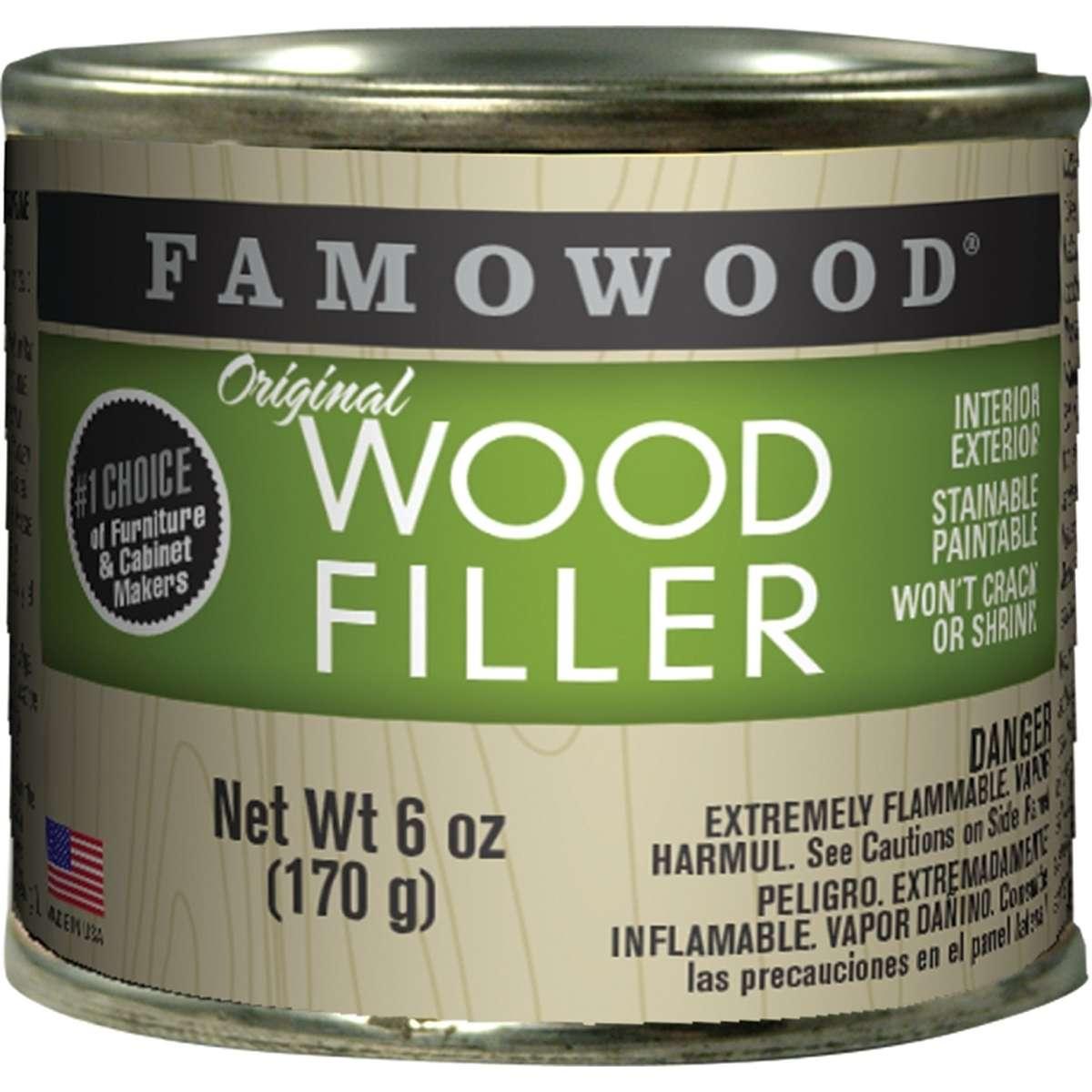 6OZ FAMOWOOD WHITE WOOD FILLER