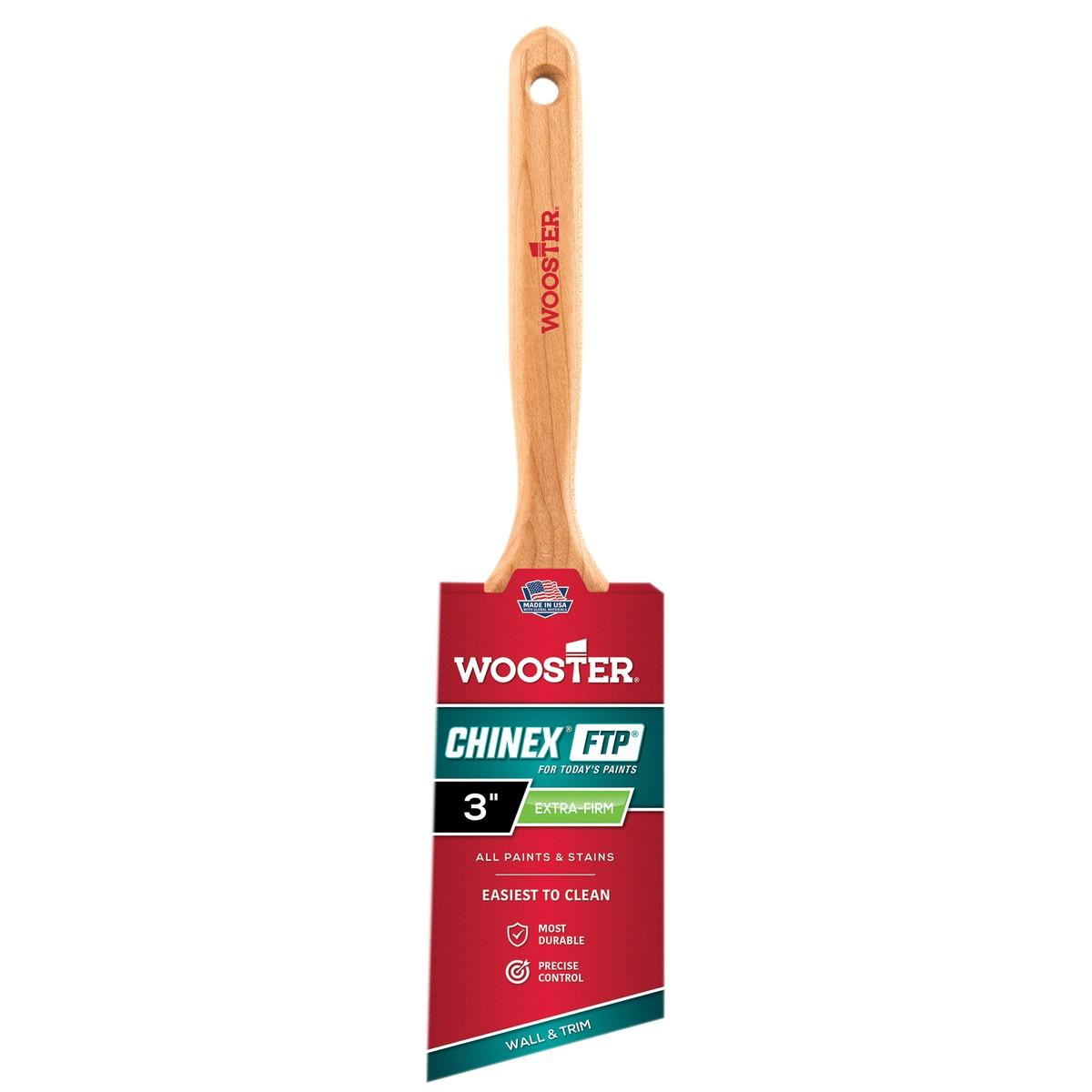 3-in Extra Firm Chinex FTP Angle Sash Paint Brush