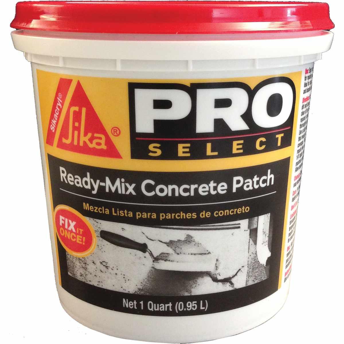 Sika Sikacryl PRO SELECT Series 472189 Patch, Gray, 1 qt, Plastic Container
