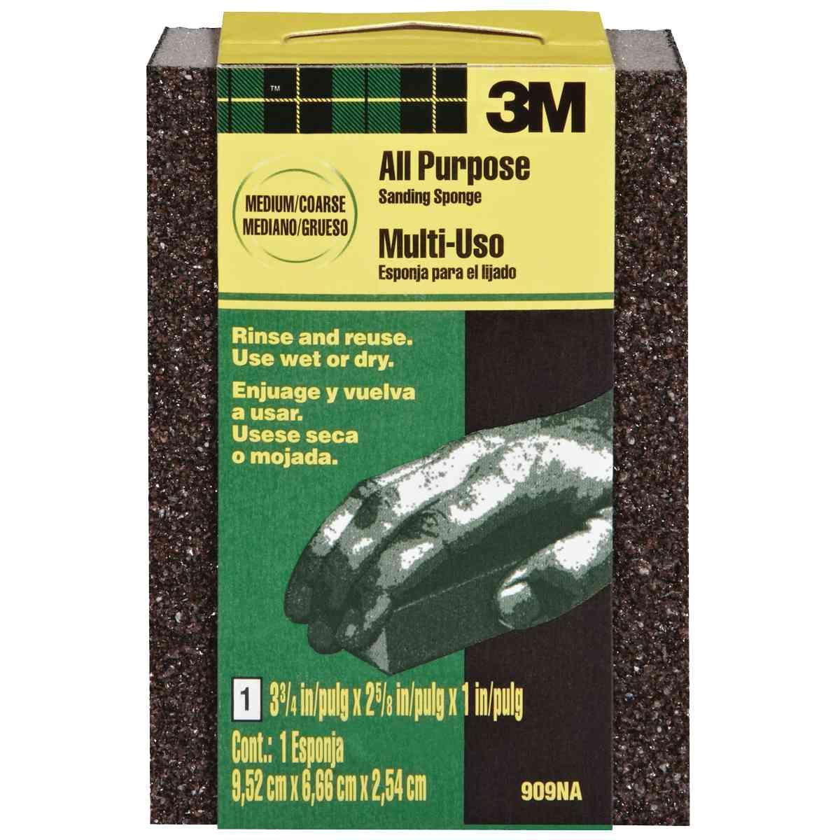 3M MED COARSE SANDING SPONGE