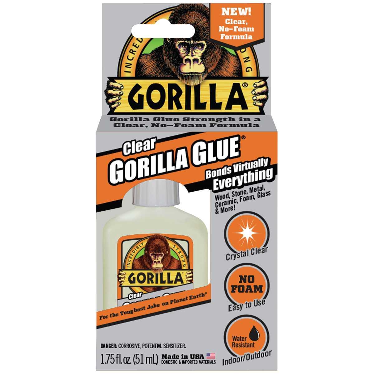 Gorilla 4500102 All-Purpose Glue, Clear, 1.75 oz Bottle