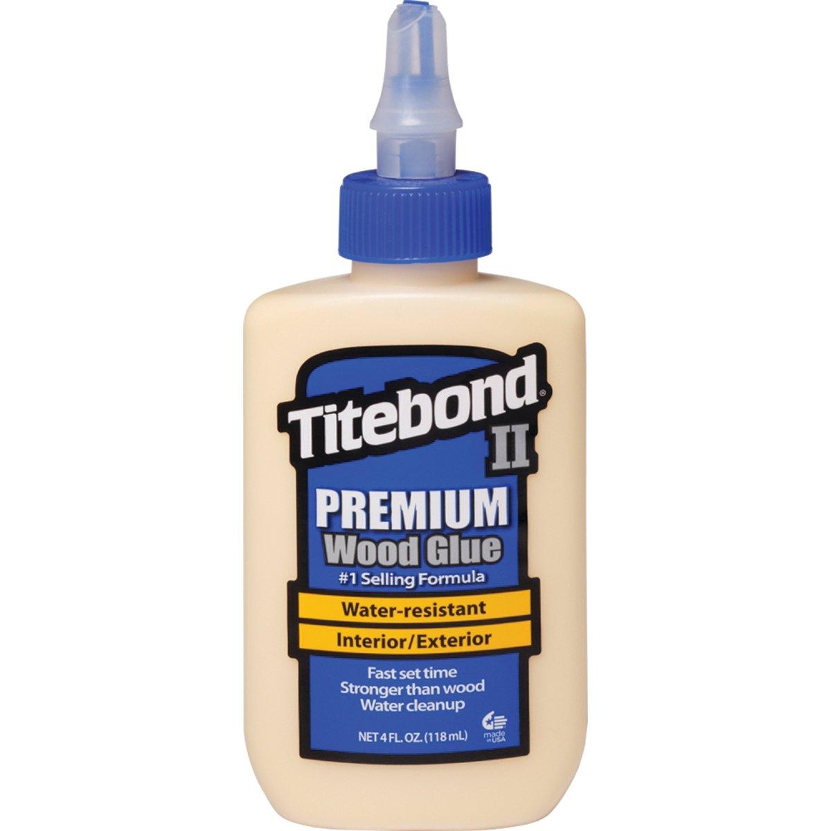 Titebond II 5002 Glue, Yellow, 4 oz Bottle