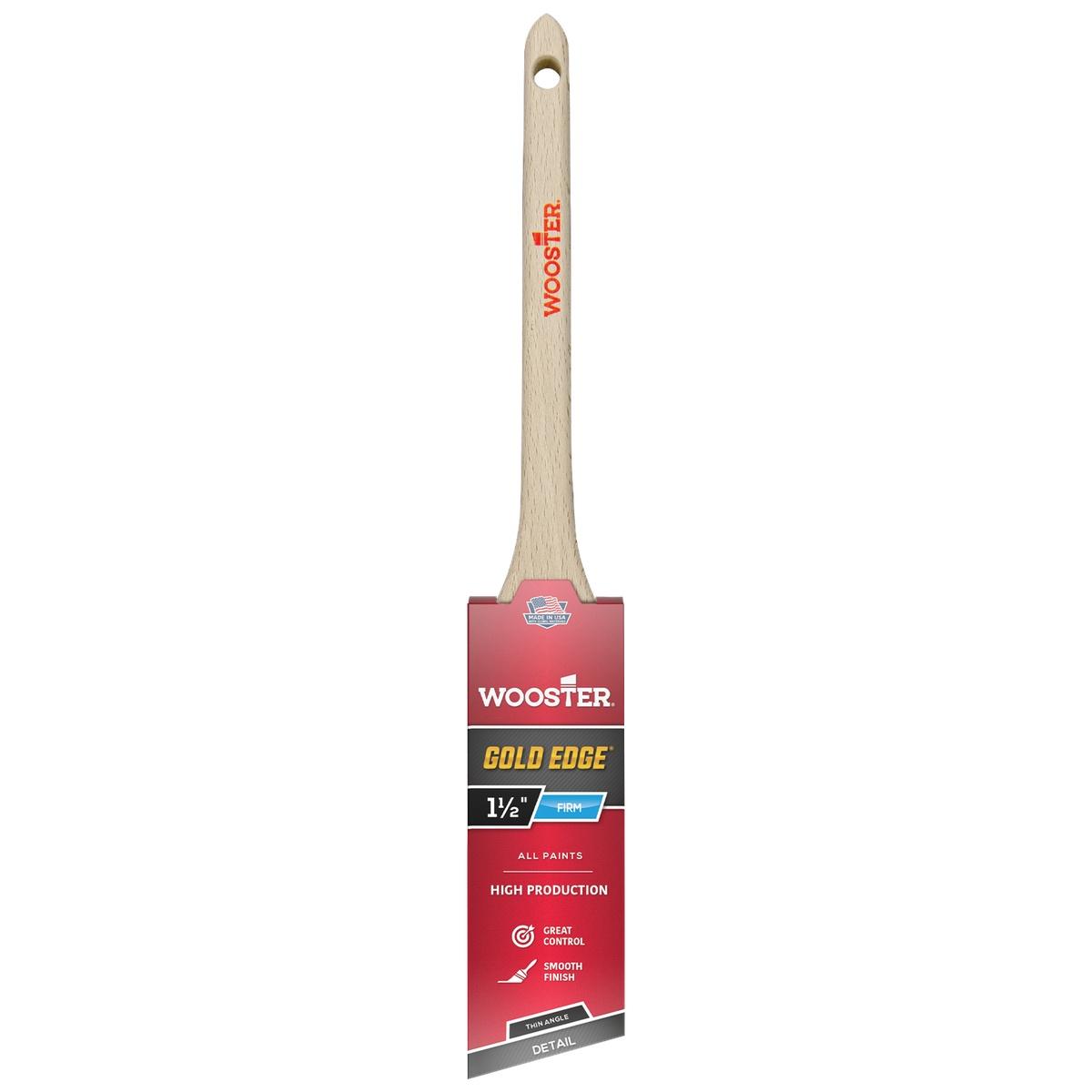 Gold Edge Thin Angle 1-1/2 Brush