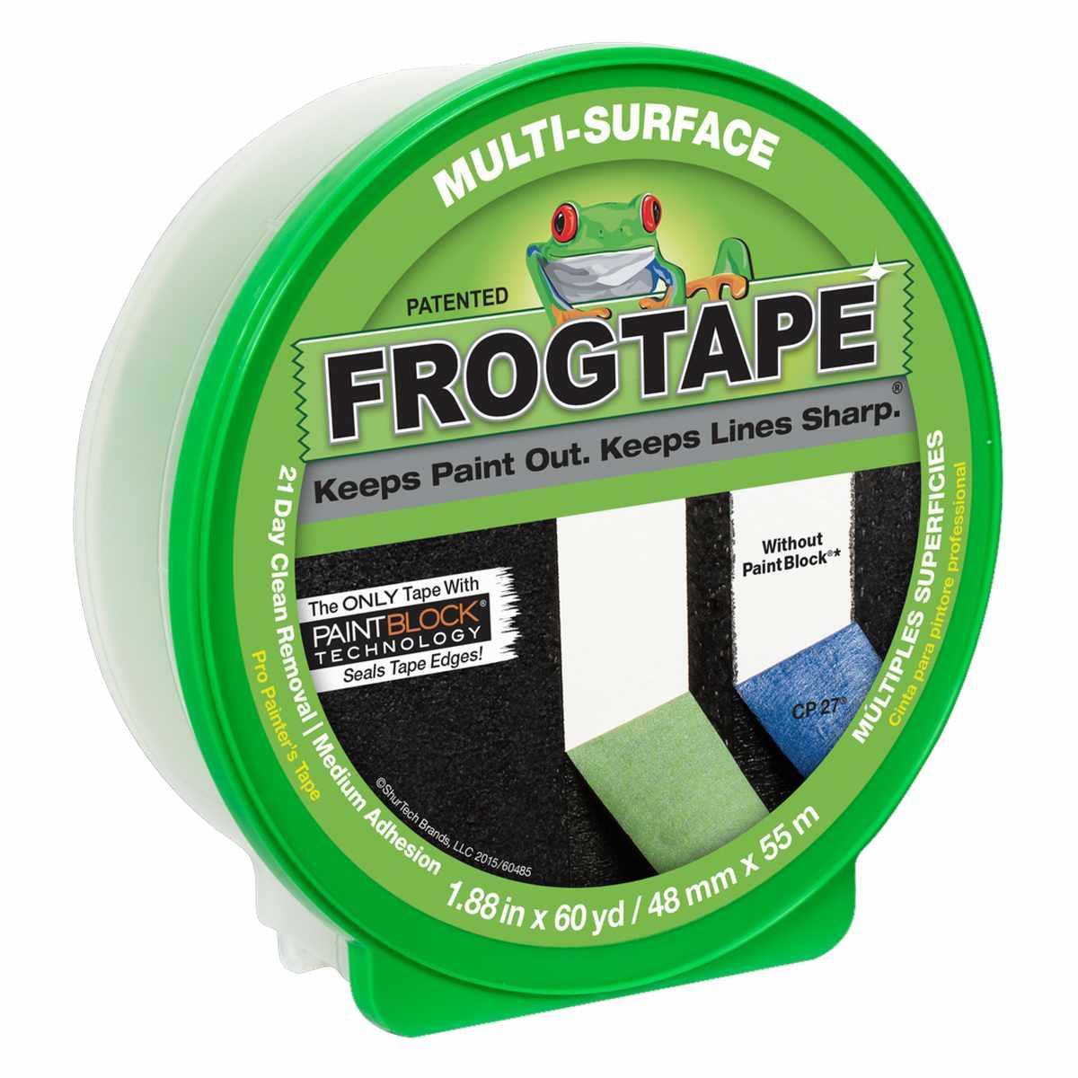 FROGTAPE MULTISURFACE 2"X60YD