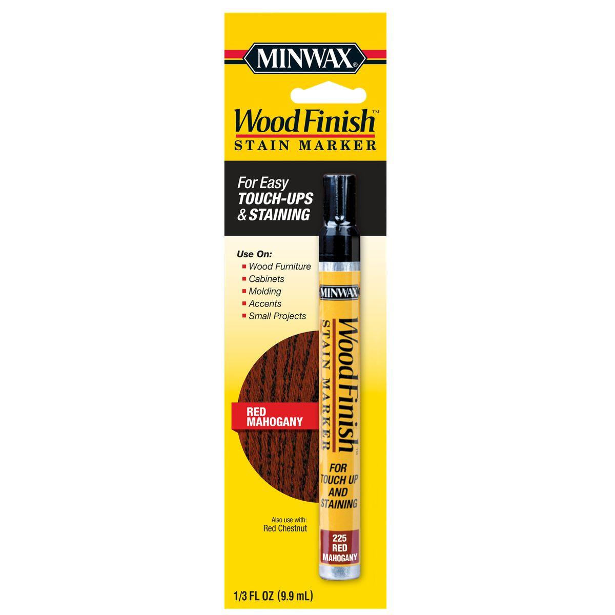 WOOD STAIN MARKER RED MAHOGANY