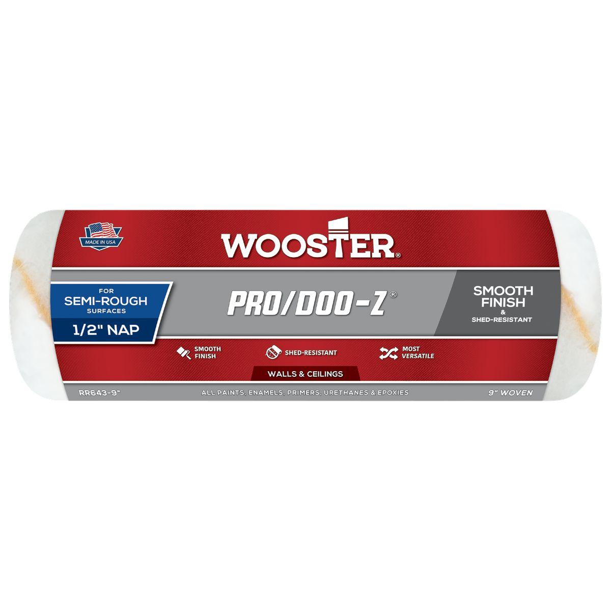 9 in x 1/2 in Nap Pro/Doo-Z Roller Cover