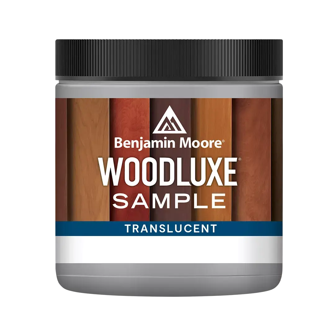 Benjamin Moore Woodluxe Water-Based Waterproofing Exterior Stain  Sealer Translucent Mahogany 8 Ounces