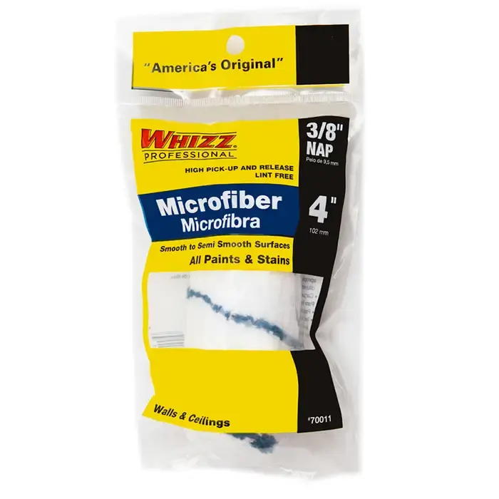 XtraSorb Microfiber Mini Roller Cover 4 in x 3/8 in Nap Jumbo End Microfiber Cover