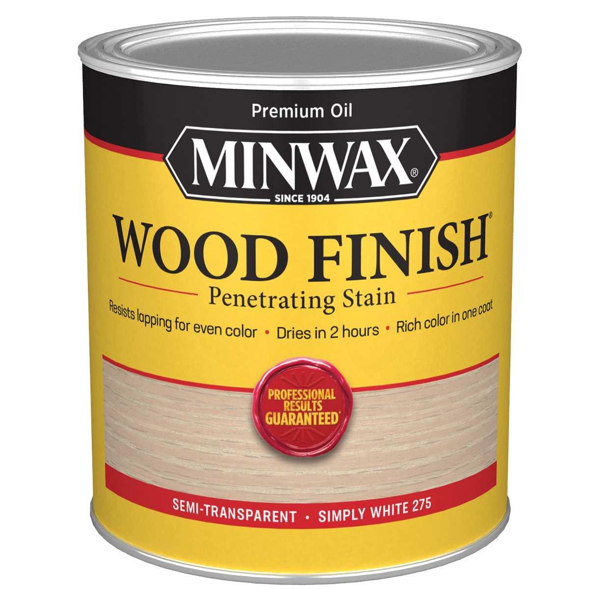 WOOD STAIN SIMPLY WHITE QT