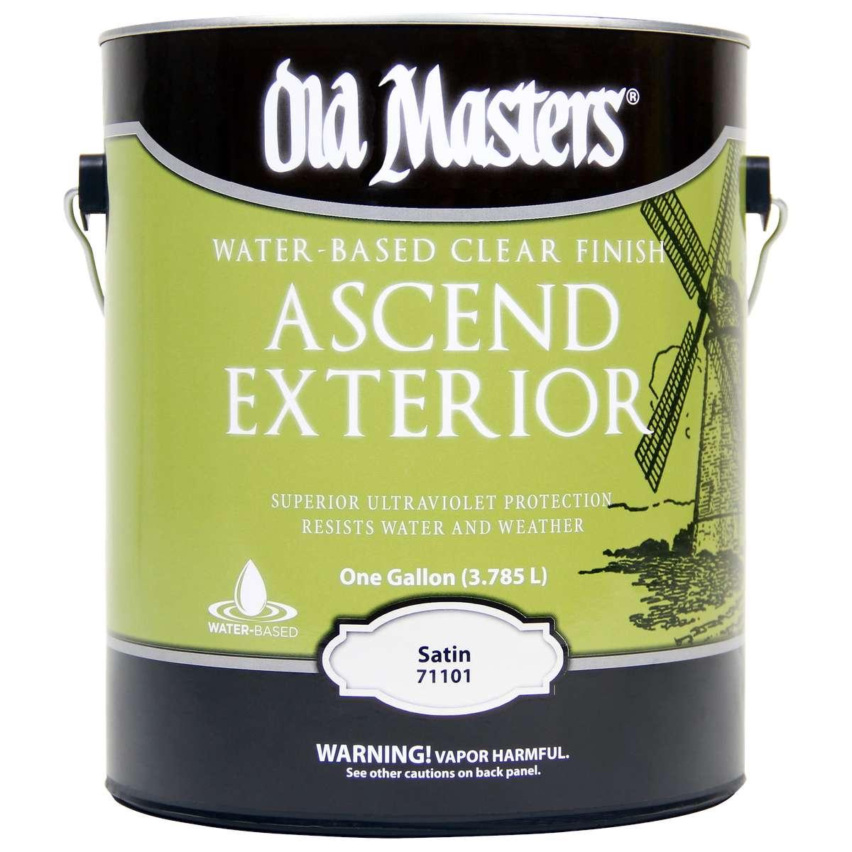 Old Masters 71101M Ascend Exterior, Satin, Liquid, 1 gal