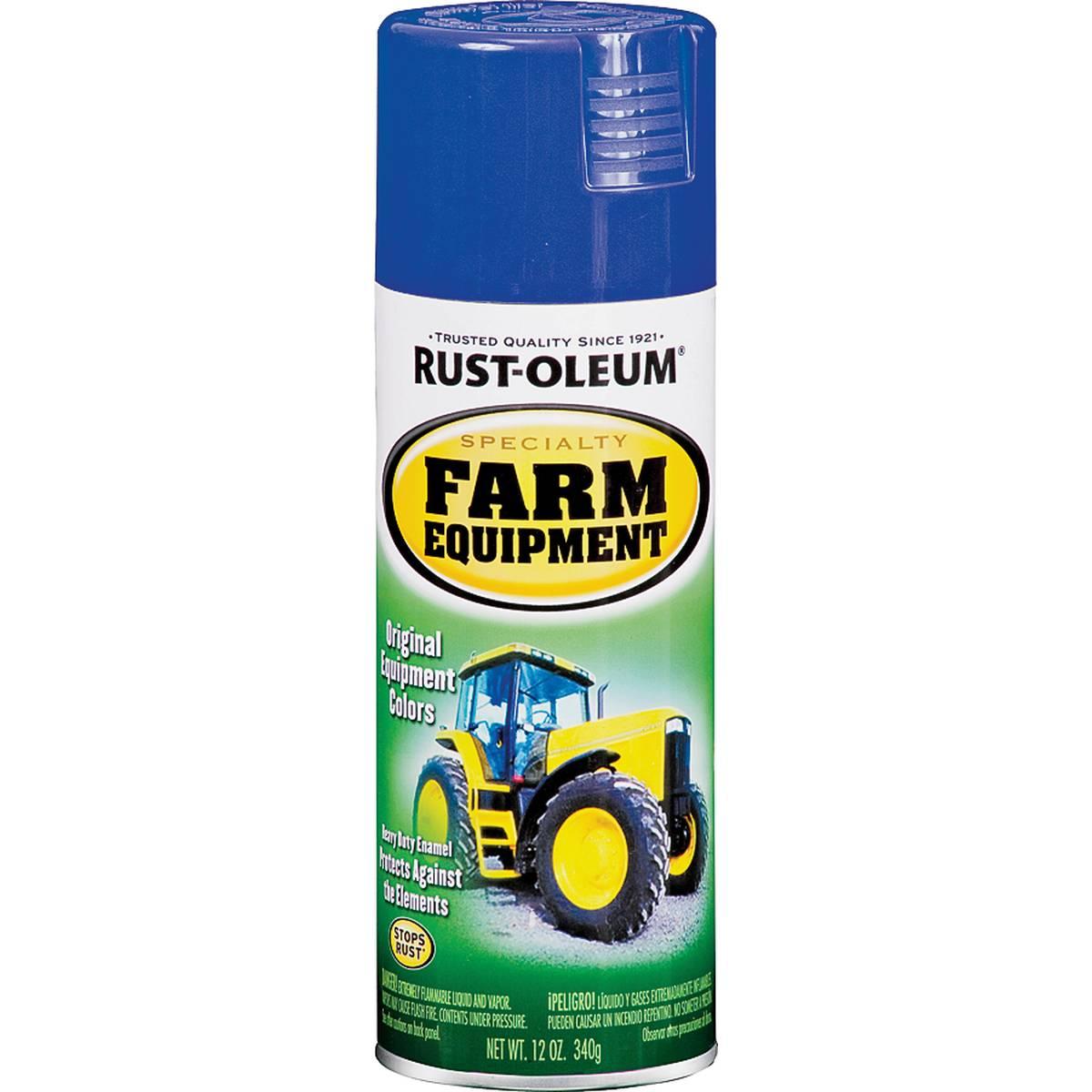 Rust-Oleum 7424830 Enamel Spray Paint, Gloss, Ford Blue, 12 oz Can