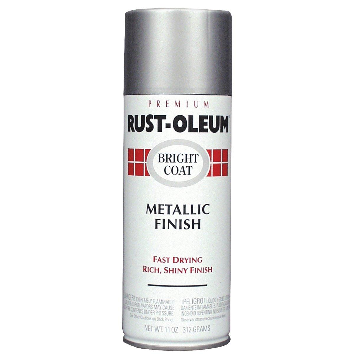 Rust-Oleum 7718830 Rust Preventative Spray Paint, Metallic, Chrome, 11 oz Can