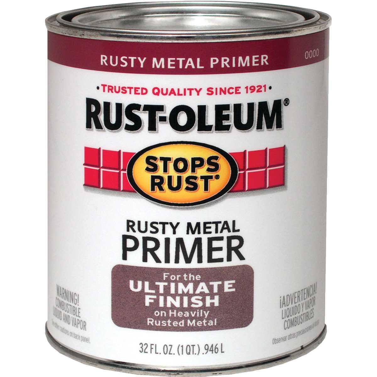 Stops Rust Rusty Metal Flat Primer 1 Quart