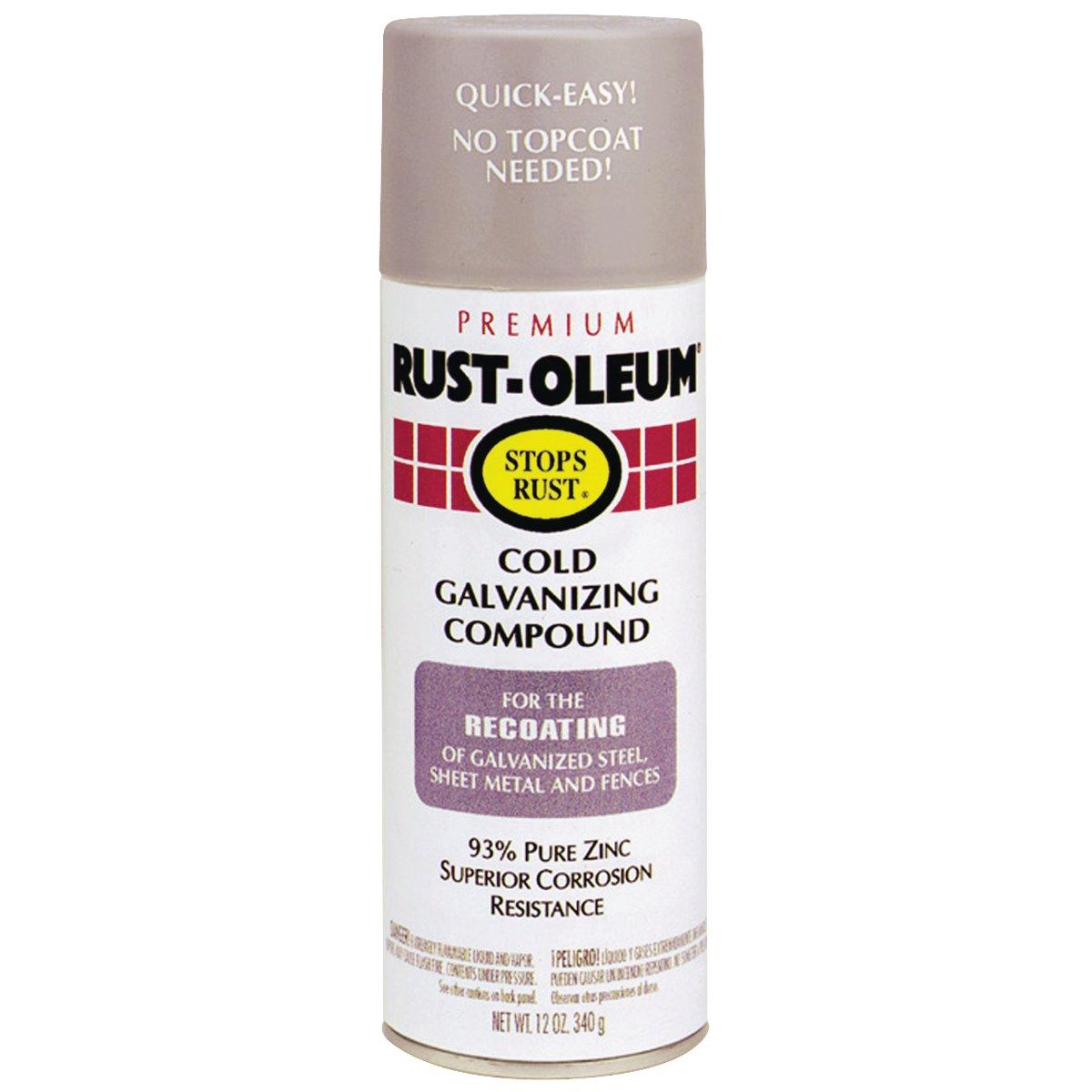 Rust-Oleum 7785830 Galvanizing Compound, Gray, Matte, 16 oz