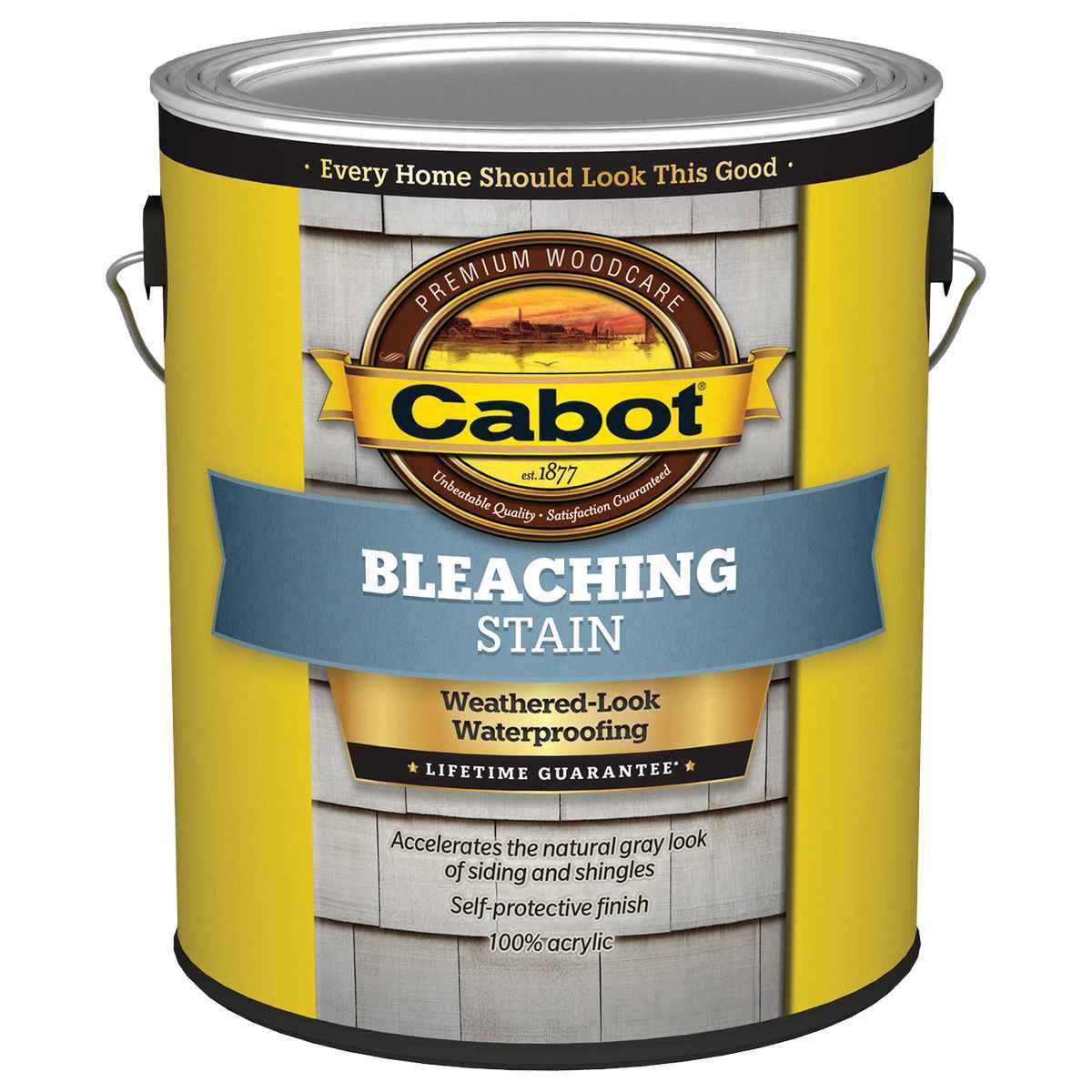 Cabot 140.0010241.007 Bleaching Oil Stain, Natural Gray, Liquid, 1 gal