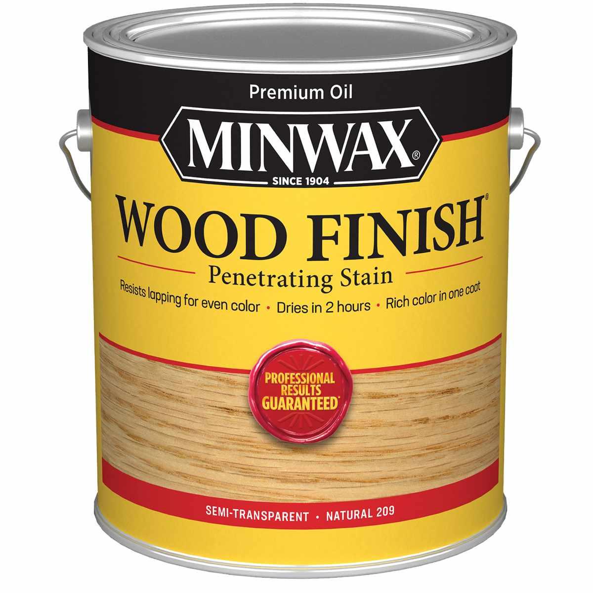 WOOD STAIN NATURAL GALLON 209