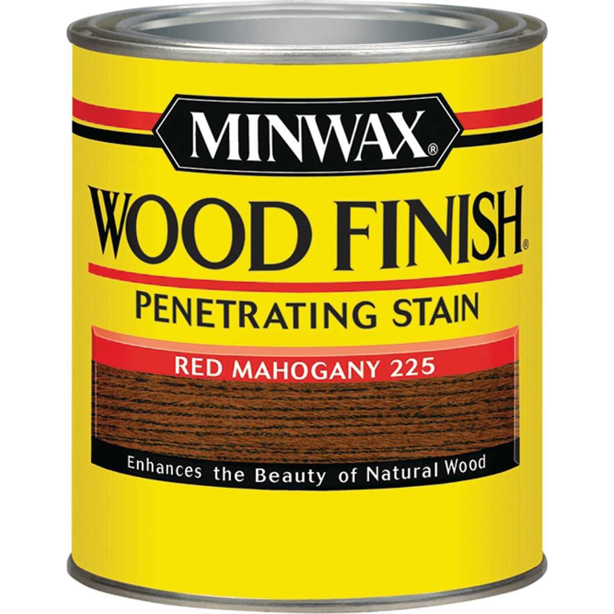 WOOD STAIN RED MAHOGANY QT 225