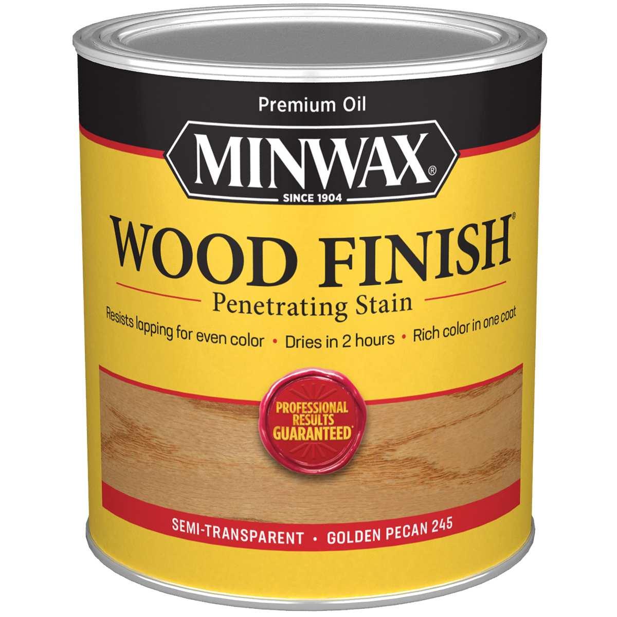 WOOD STAIN GOLDEN PECAN QT 245