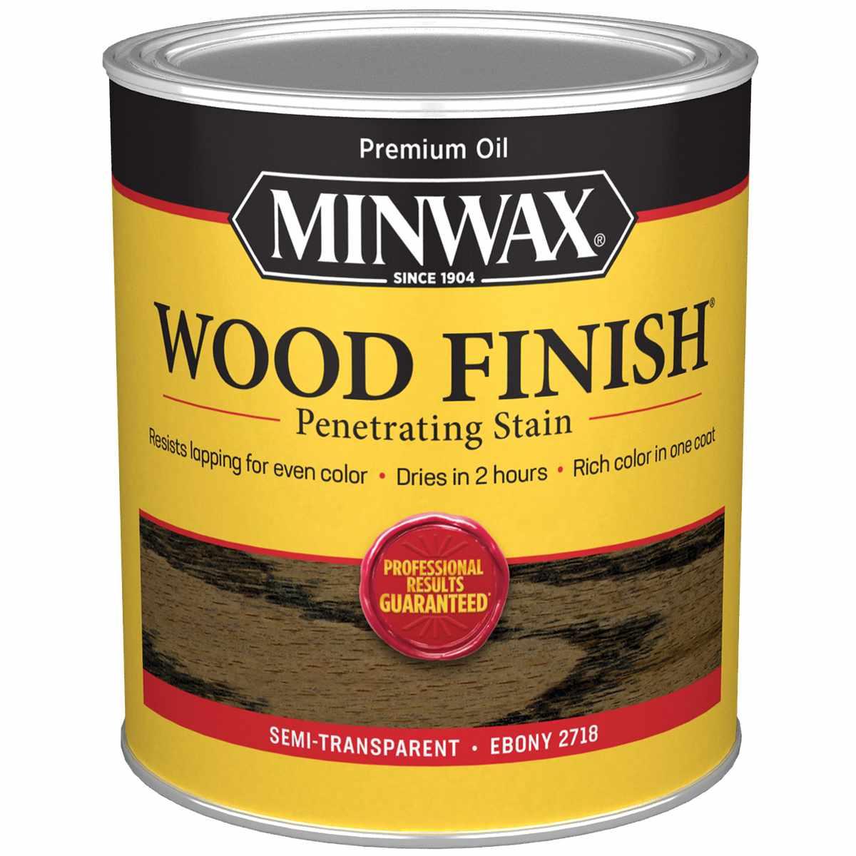 WOOD STAIN EBONY  2718 QT
