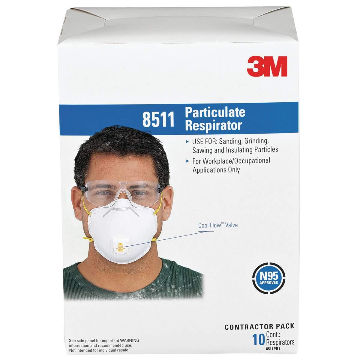 8511 RESPIRATOR - 10 PACK