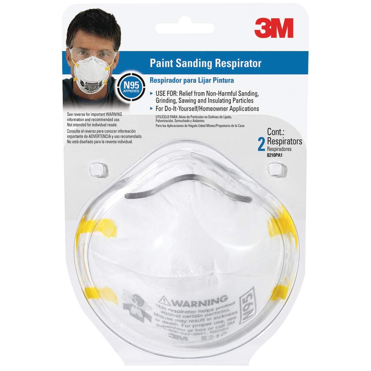 3M SANDING RESPIRATOR 2/PK