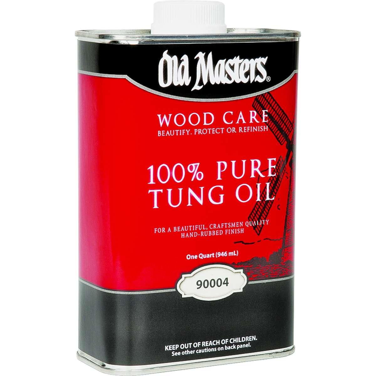 Old Masters 90004 Tung Oil, Liquid, 1 qt, Can