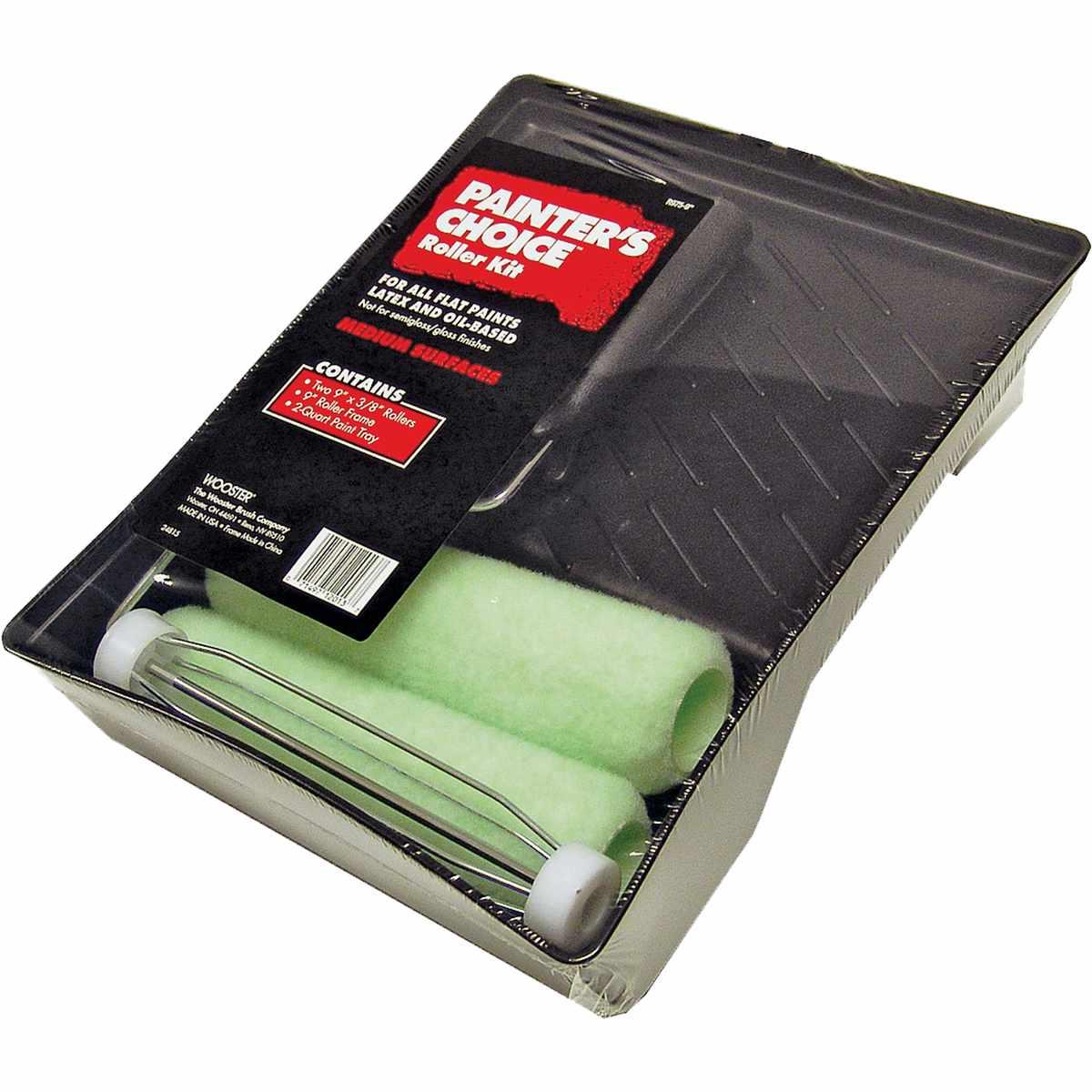 Painter’s Choice 9-in Paint Roller Kit 3/8-in Nap