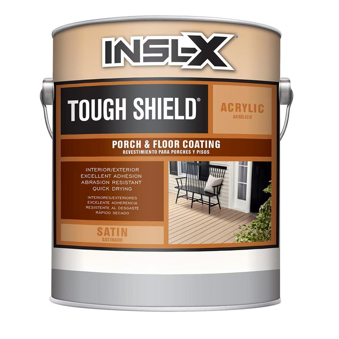 INSL-X Tough Shield Satin Black Porch & Floor Coating 1 Gallon