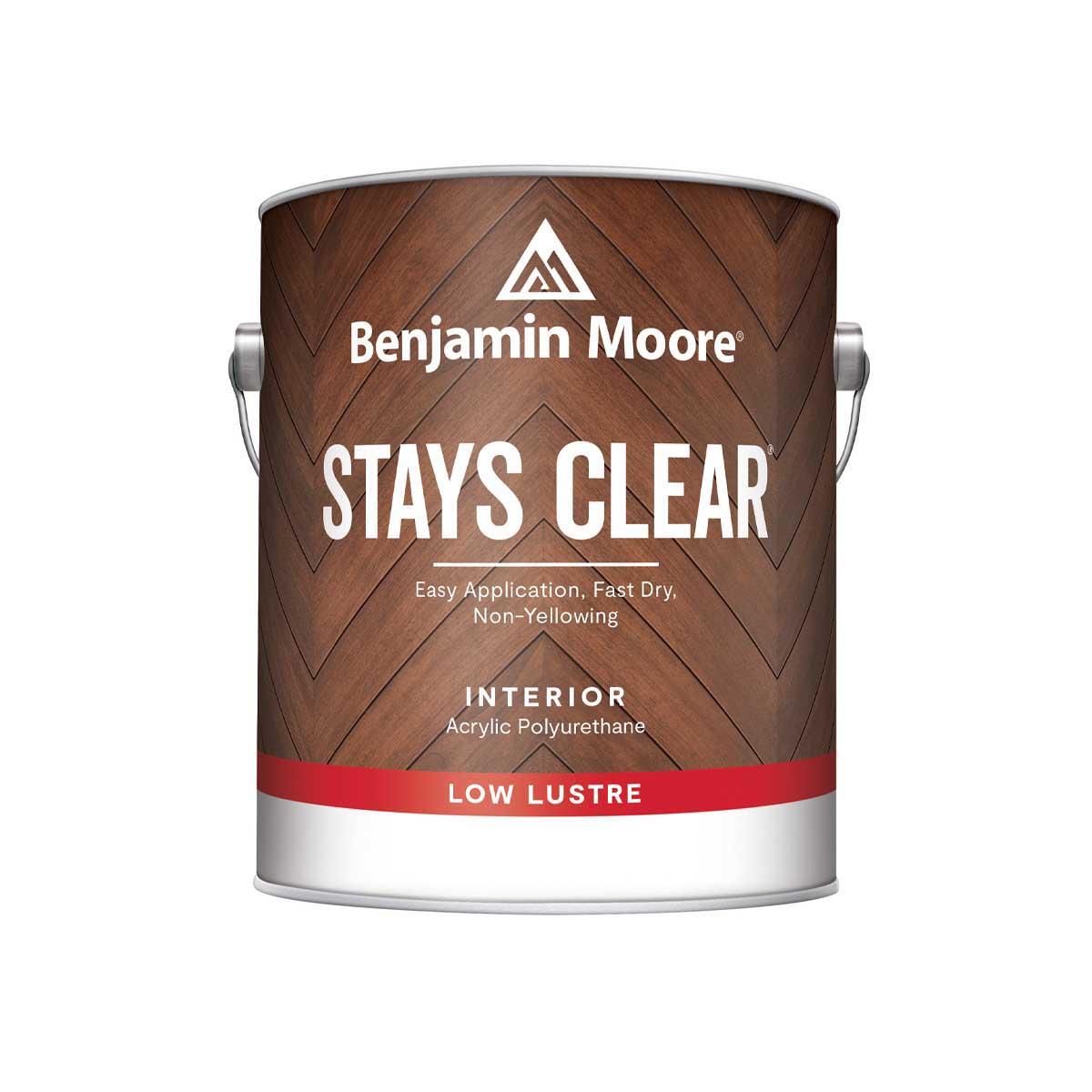 Stays Clear Low Lustre Acrylic Polyurethane Clear Finish Interior Paint 1 Gallon