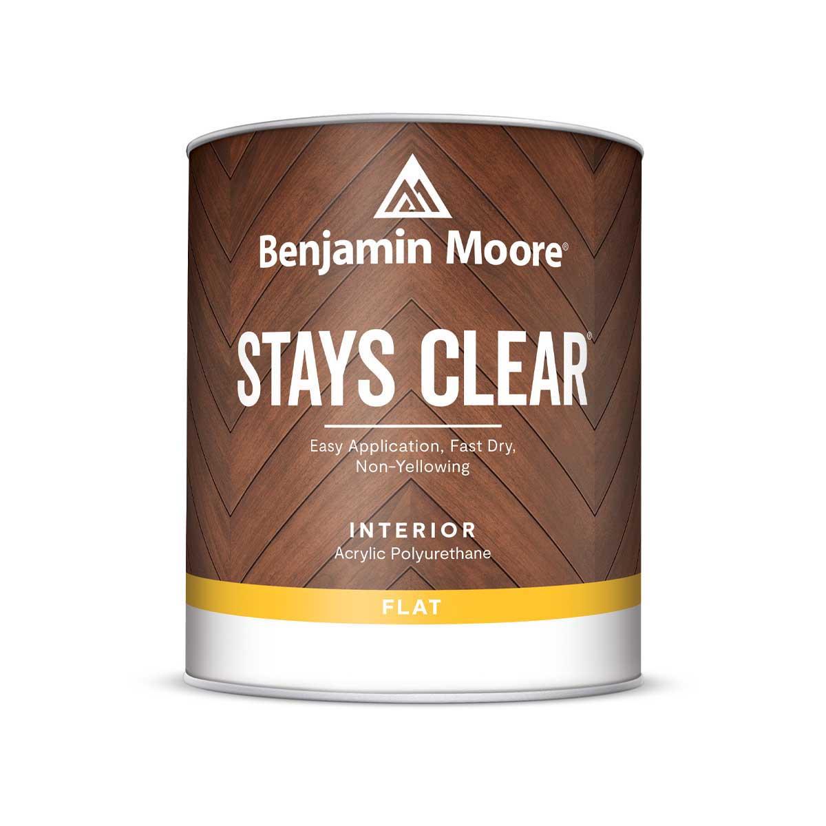 Stays Clear Flat Acrylic Polyurethane Interior Clear Finish Interior Paint 1 Quart