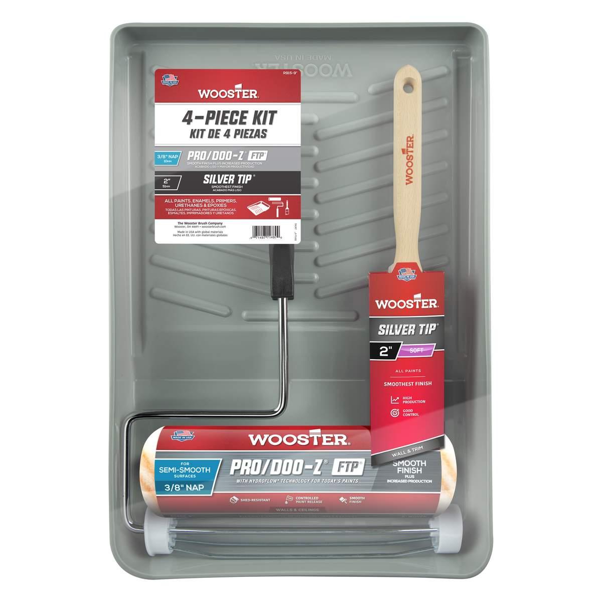 9-in Pro Doo Z FTP Silver Tip Paint Roller Kit